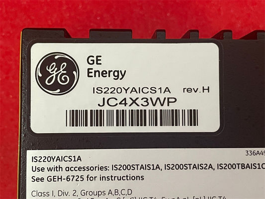 Les modules d'entrée/sortie analogiques de l'IS220YAICS1A et de l'IS220YAICS1A de l'IS220YAICS1A de la société General Electric sont utilisés pour les modules d'entrée/sortie analogiques de l'IS220YAICS1.
